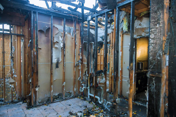 Professional Fire Damage Assessment technician working in Martinsville, VA